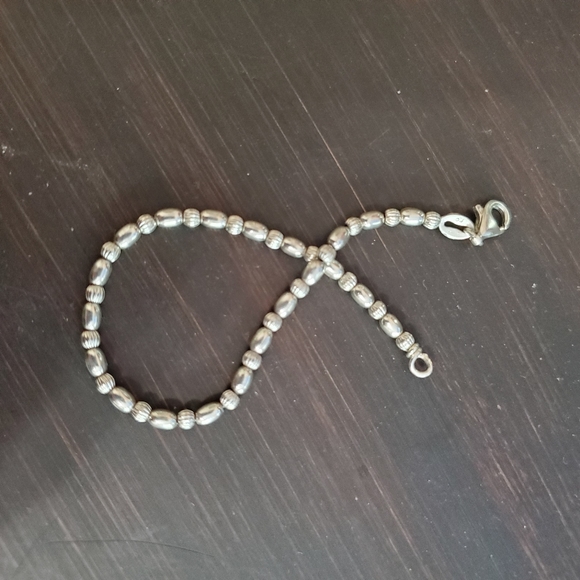 Sterling Round and Oval Bead Bracelet - Picture 6 of 16